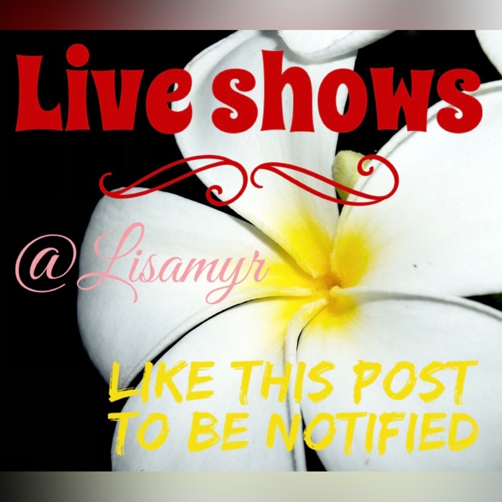 Please like and share my notification for my live shows